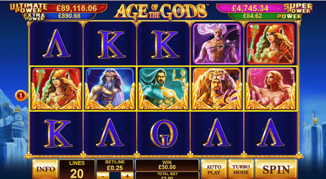 The Age of the Gods Slot Games