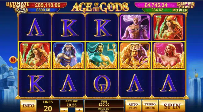 The Age of the Gods Slot Games